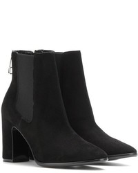 Balenciaga Charlotte Suede Ankle Boots