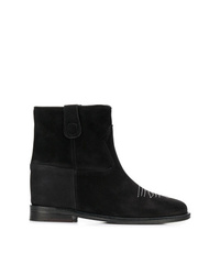 Via Roma 15 Contrast Stitch Ankle Boots