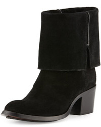 CNC Costume National Costume National Suede Ankle Boot Black