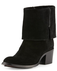 CNC Costume National Costume National Suede Ankle Boot Black