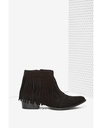 Nasty Gal Coyote Call Suede Ankle Boot