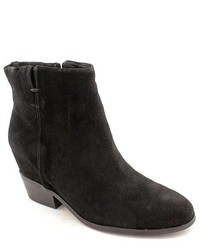 Crown Vintage Tahira Black Suede Fashion Ankle Boots