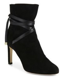 Jimmy Choo Dalal 85 Suede Leather Booties