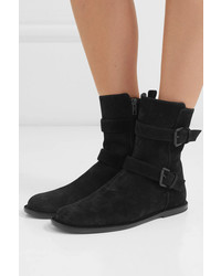 Ann Demeulemeester Detailed Suede Ankle Boots