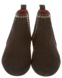 Isabel Marant Embellished Suede Ankle Boots