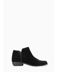 Mango Outlet Flat Suede Ankle Boots