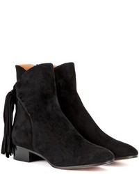 Chloé Fringed Suede Ankle Boots
