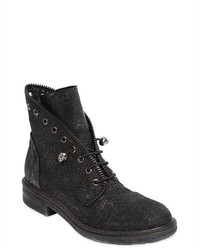 Fru.it 30mm Glittered Suede Ankle Boots