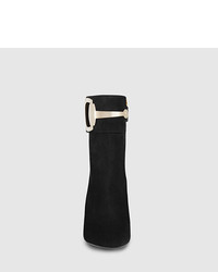 Gucci Rooney Suede Ankle Boot