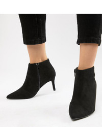 New Look Wide Fit Heeled Ankle Boot