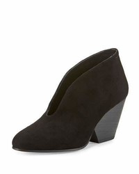 Eileen Fisher Iman Suede Ankle Boot Black