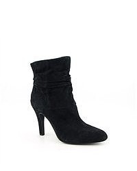 INC International Concepts Tangy Black Suede Fashion Ankle Boots
