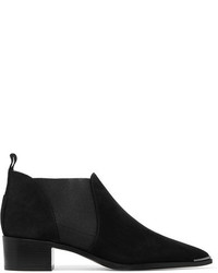 Acne Studios Jenny Suede Ankle Boots Black