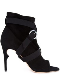 Jerome Rousseau Duvall Peep Toe Ankle Boots