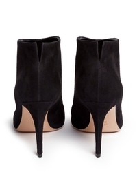 Gianvito Rossi Kat Suede Ankle Booties