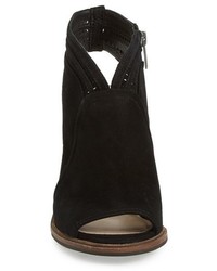 Vince Camuto Koral Perforated Open Toe Bootie