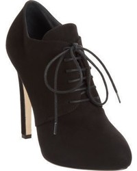 Barneys New York Lace Up Platform Ankle Bootie