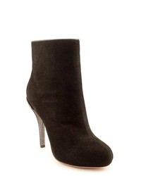 Lissila Black Suede Fashion Ankle Boots