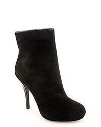 Lissila Black Suede Fashion Ankle Boots