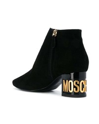 Moschino Logo Heel Boots