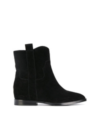 Ash Low Wedge Boots