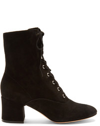 Gianvito Rossi Mackay Suede Ankle Boots