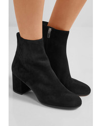 Gianvito Rossi Margaux 65 Suede Ankle Boots Black