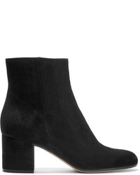 Gianvito Rossi Margaux 65 Suede Ankle Boots Black