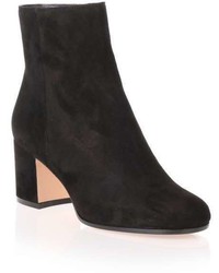 Gianvito Rossi Margaux Black Suede Ankle Boot