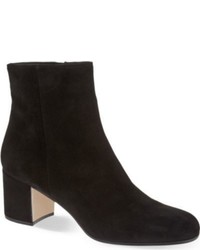 Gianvito Rossi Margaux Suede Block Heel Ankle Boots