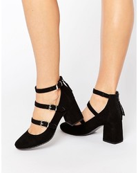 Office Marty Multi Strap Mid Heeled Shoes