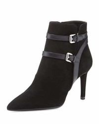 MICHAEL Michael Kors Michl Michl Kors Fawn Pointed Toe Buckle Bootie Black