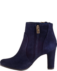Tory Burch Milan Ankle Boot Black Suede