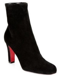 Christian Louboutin Miss Tack Suede Ankle Boots