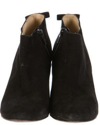 Kate Spade New York Suede Semi Pointed Toe Ankle Boots