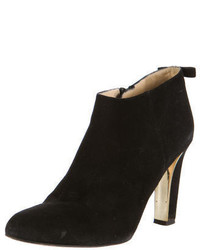 Kate Spade New York Suede Semi Pointed Toe Ankle Boots