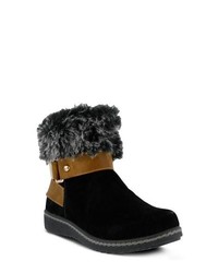 Spring Step Popsicle Water Resistant Faux Fur Bootie