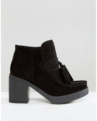 Asos Rex Suede Tassel Ankle Boots