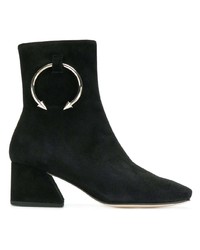 Dorateymur Ring Detail Ankle Boots