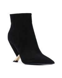 Casadei Sculpted Heel Ankle Boots