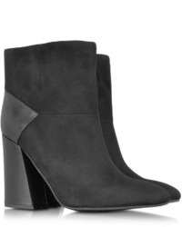 See by Chloe See By Chlo Black Suede And Leather Ankle Boots