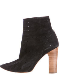 See by Chloe See By Chlo Pointed Toe Suede Ankle Boots