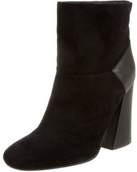 See by Chloe See By Chlo Suede Round Toe Ankle Boots