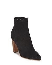 See by Chloe See By Chlo Suede Black Low Ankle Boots