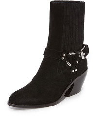 Opening Ceremony Shayenne Suede Harness Ankle Booties