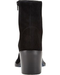 Ann Demeulemeester Side Zip Ankle Boots Black