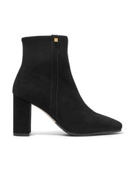 Stuart Weitzman Solo Stretch Suede Ankle Boots