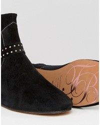 Ted Baker Sonoar Stud Suede Ankle Boots