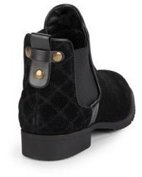 Steve Madden Peyton Quilted Suede Ankle Boots
