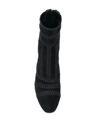 Alexandre Birman Stitch Detail Ankle Boots